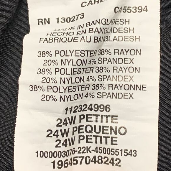 Womens NWT LEE Plus Straight Mid Rise Wrinkle Free Casual Dress Pants - Picture 6 of 7